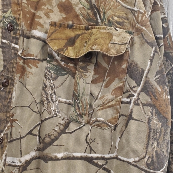 Cabela's Mens CamoBowhunter's Shirt Realtree Xtra Silent Weave Size 2XL/2XG - Picture 3 of 10